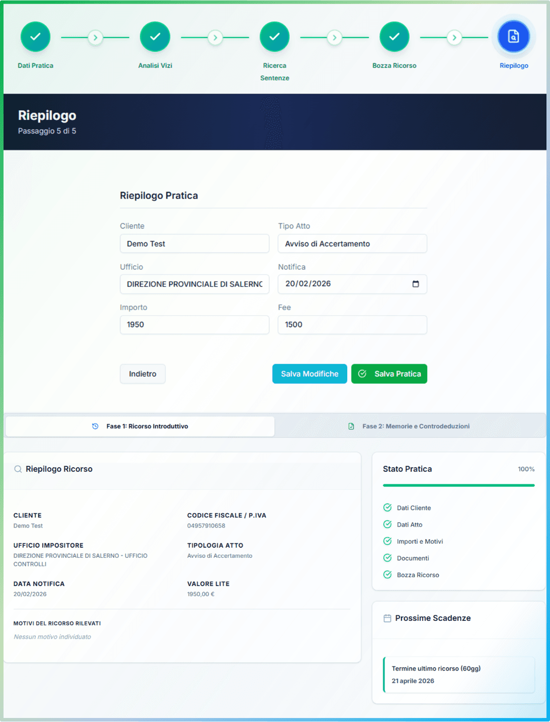 Scadenze e Fascicolo sotto controllo